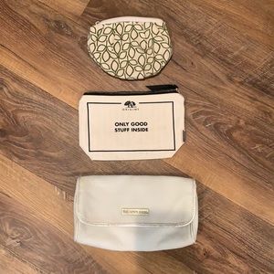 Lot of New Origins Makeup Bags